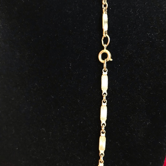 Vintage 80s Gold Plated Necklace Chain - Picture 8 of 16